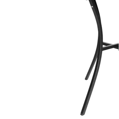 Bolero Black Steel Patterned Square Bistro Table 700mm - GG706