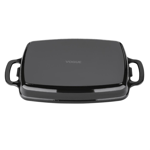 Vogue Rectangular Dish Black 55x390x235mm - GH324