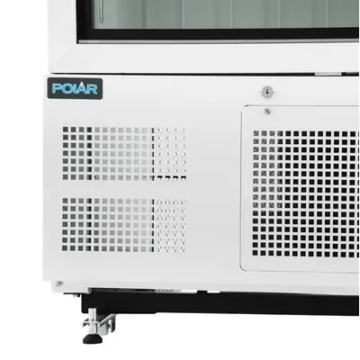 Polar GH507-A G-Series 2 Door Upright Display Freezer 920Ltr White - GH507-A