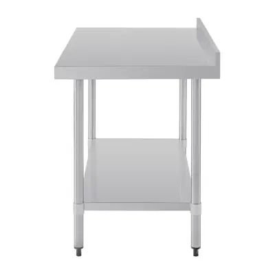 Vogue Stainless Steel Table with Splashback 1200x700x900mm - GJ507