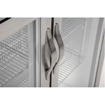 Polar GL008-A G-Series Counter Back Bar Cooler with Hinged Doors Stainless Steel 208Ltr - GL008-A