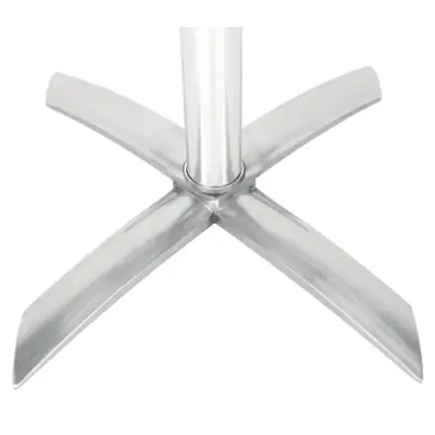 Bolero Flip Top Poseur Table Stainless Steel - GR396