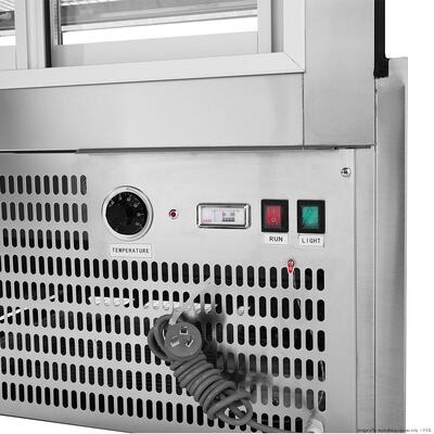 Bonvue H-SF840V - Heated Square Glass Display Cabinet - 1200mm - H-SF840V
