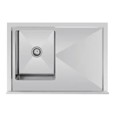 Vogue Single Bowl Sink L/H Drainer (90mm Drain) 1000x700mm - HC913