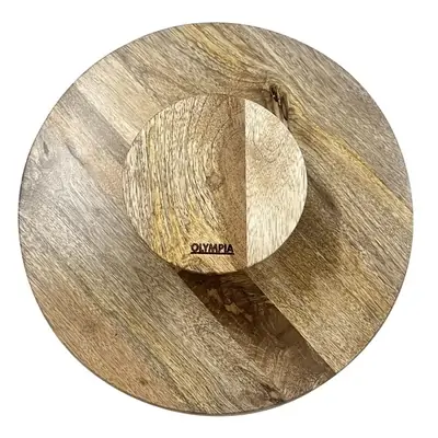 Olympia Cake Stand Mango Wood - 330x120mm - HY757