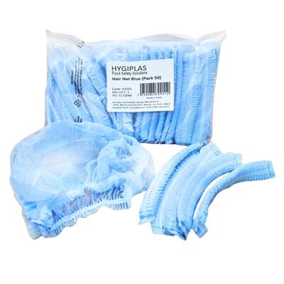 Hygiplas Hair Nets Blue – Pack of 50 - HZ505