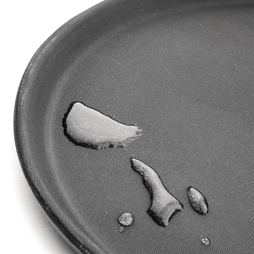 Olympia Kristallon Round Tray Anti-Slip Fibreglass Black 406mm - J847