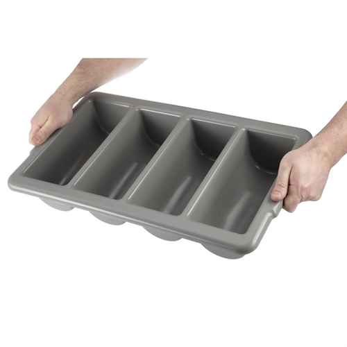 Olympia Kristallon Cutlery Tray 4 Compartment - GN 1/1 - J850