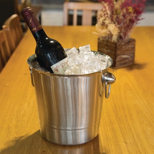 Olympia Stainless Steel Wine Bucket Brushed 8 Pint - K406