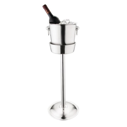 Olympia Brushed Stainless Steel Wine & Champagne Bucket Stand - K407