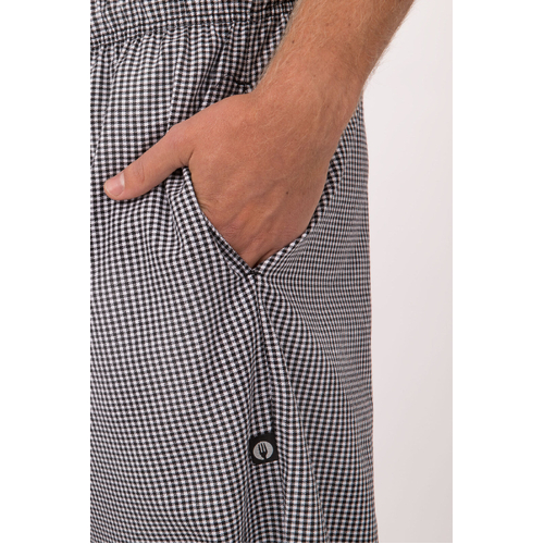 Essential Baggy Chef Pants - Check - NBCP-XS - NBCP-XS