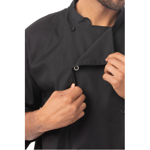 Chef Works Lisbon Chef Jacket - S100-BLK-XL - S100-BLK-XL
