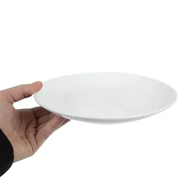 Olympia Whiteware Coupe Plate 230mm (Box of 12) - U078