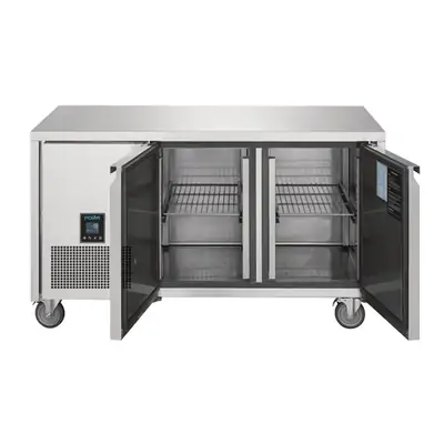 Polar UA006-A U Series 2 Door Counter Freezer - 196Ltr - UA006-A