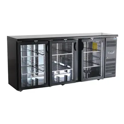 Polar UA022-A U-Series Back Bar Cooler - Triple Hinged Door - UA022-A