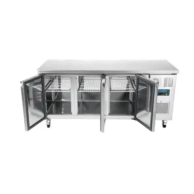 UA048-A Polar U-Series Triple Door Counter Fridge 417L - UA048-A