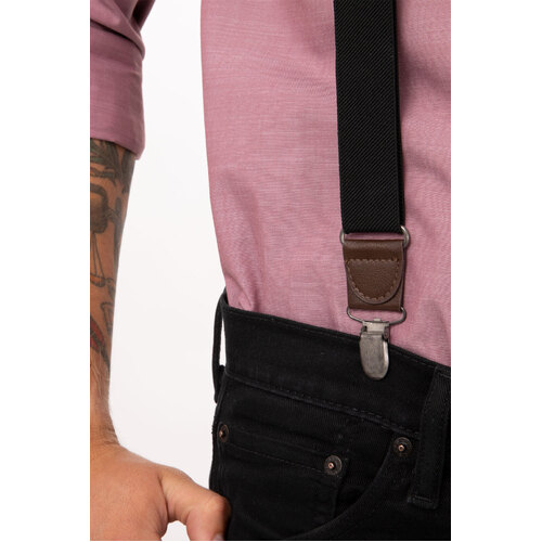 Chef Works Pant Suspenders - XNN01-BLK - XNN01-BLK