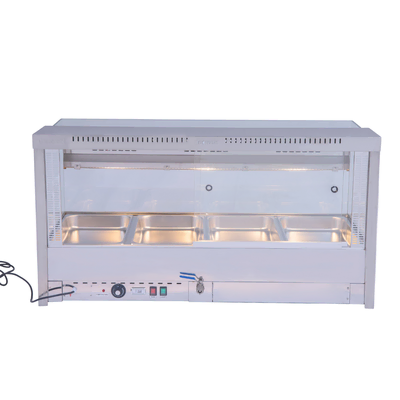 Bonvue BM14SC - Square Countertop Wet and Dry Bain Marie - 2 x 4 - BM14SC