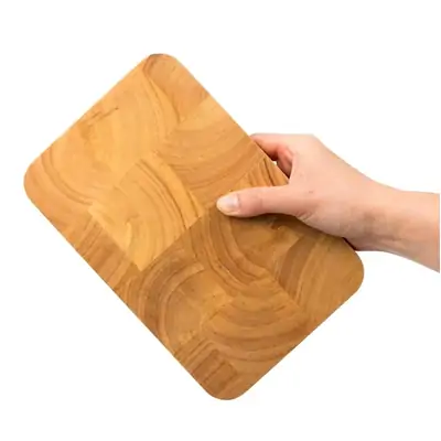 Vogue Rectangular Wooden Chopping Board Small 230x150x25mm - C461