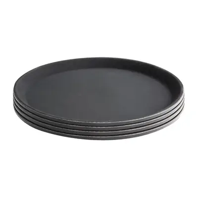 Olympia Kristallon Plastic Round Anti-Slip Bar Tray 280mm - C556