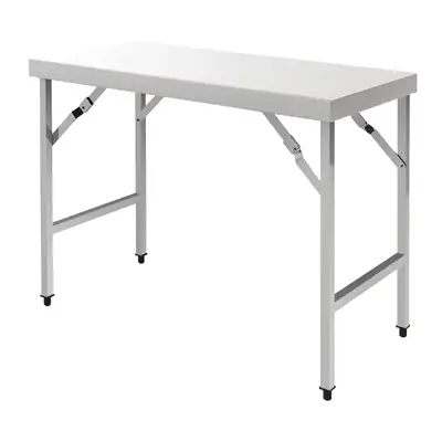 Vogue Stainless Steel Folding Table 1200mm - CB905