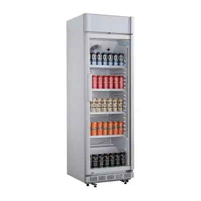 Polar CC064-A C-Series Upright Display Cooler with Light Box 346Ltr - CC064-A