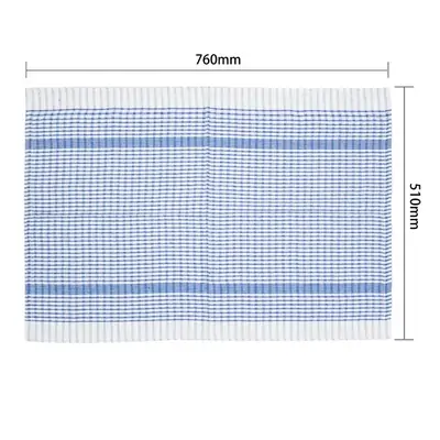Vogue Wonderdry Tea Towels Blue 760x510mm (Pack of 10) - CC596
