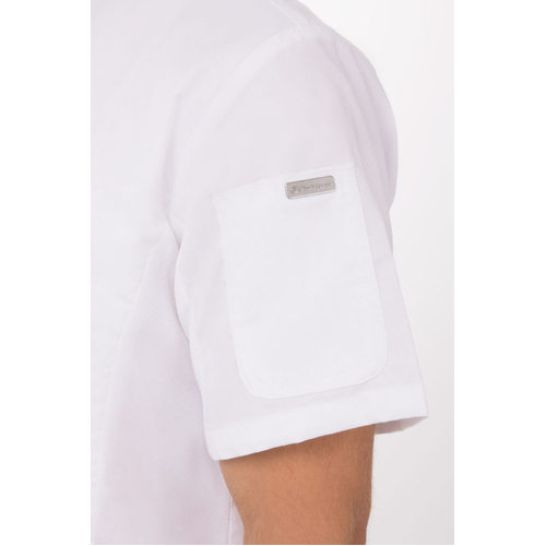 Bristol Signature Series Chef Jacket - White - CES02-WHT-S - CES02-WHT-S