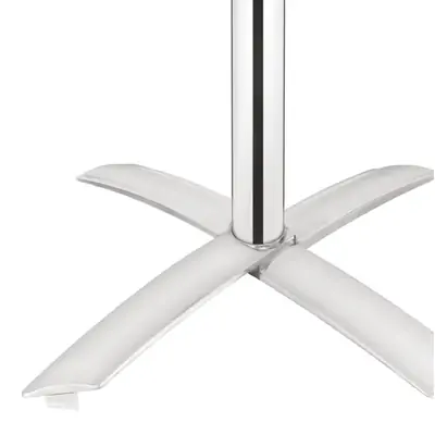 Bolero Flip-Top Square Table Stainless Steel 600mm - CG838