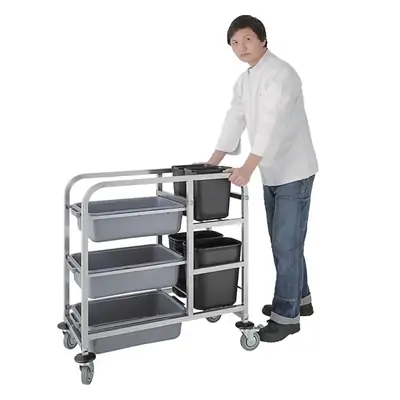 Vogue Bussing Trolley 900x820x440mm - DK738