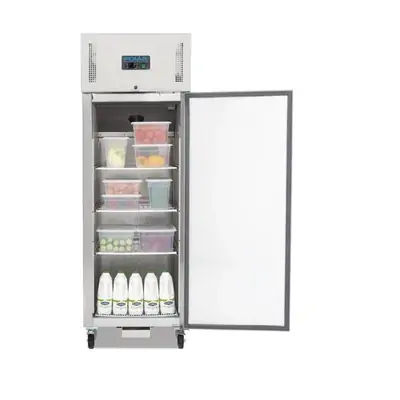 Polar DL893-A G-Series 1 Door Upright Fridge Stainless Steel 600Ltr - DL893-A