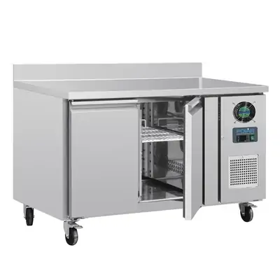 Polar DL916-A U-Series 2 Door Counter Freezer with Upstand 282Ltr - DL916-A