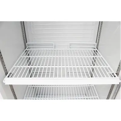 Polar DM076-A G-Series Upright Display Fridge White 350Ltr - DM076-A