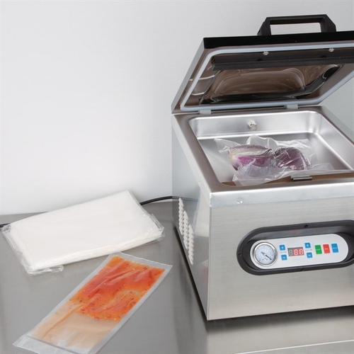 Vogue Dual Texture Vacuum Sealer Bags 150x350mm (Pack 50) - DM880