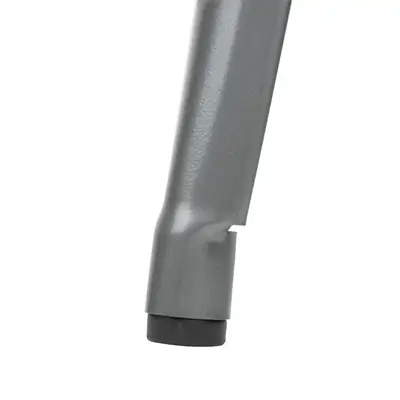 Bolero High Metal Bar Stools with Back Rests Gun Metal Grey (Pack of 4) - DM935