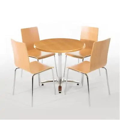 Bolero Aluminium Four Leg Table Base - DN641