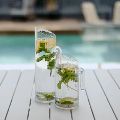 D-Still Bamboo Polycarbonate Water Pitcher W/Removable Base 1.5L - DS2019-240