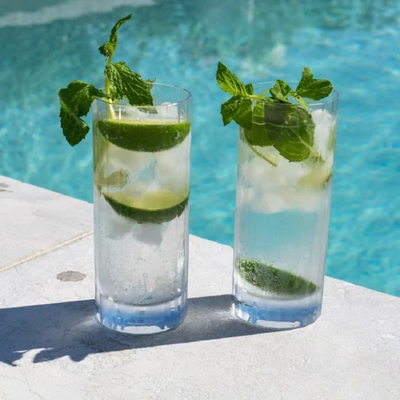 D-Still Bamboo Polycarbonate Highball 350ml (Box of 4) - DSS103