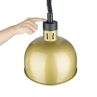 Apuro DY462-A Retractable Dome Heat Shades Pale Gold - DY462-A
