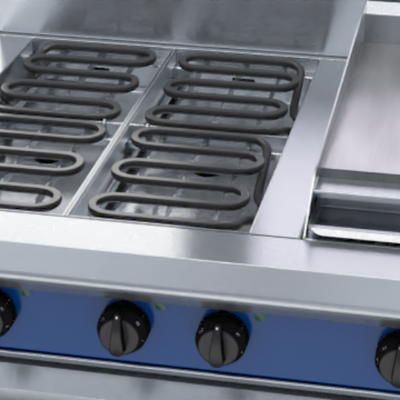 Blue Seal E506C - 4 Electric Cooktop + 300mm Griddle With Oven - E506C