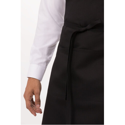 Bib Apron - Black - F8-BLK - F8-BLK