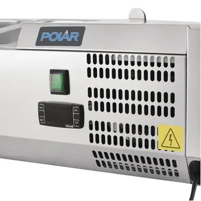Polar G610-A G-Series Countertop Prep Fridge 8x 1/4 GN - G610-A