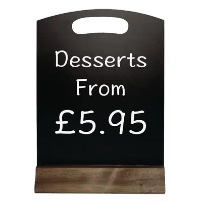 Olympia Tableboard Wood 150x230mm - GG110