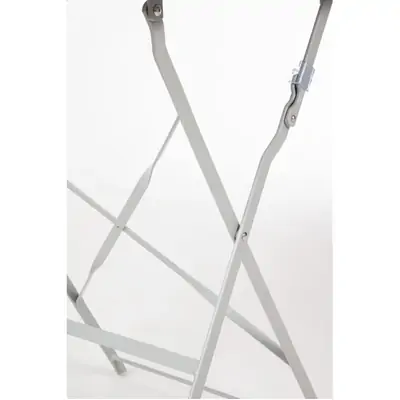 Bolero Grey Square Pavement Style Steel Table - GK988