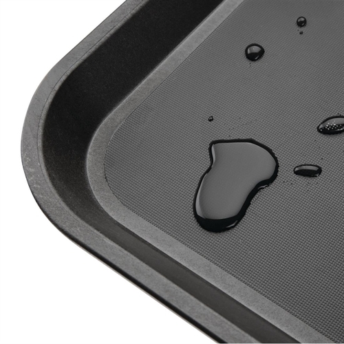 Olympia Kristallon Non-slip Tray Black 405x305x20mm - GM238