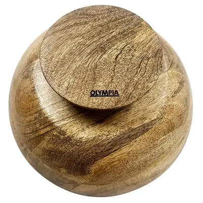 Olympia Footed Bowl Mango Wood - 280mm - HY758