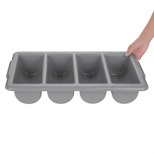 Olympia Kristallon Cutlery Tray 4 Compartment - GN 1/1 - J850