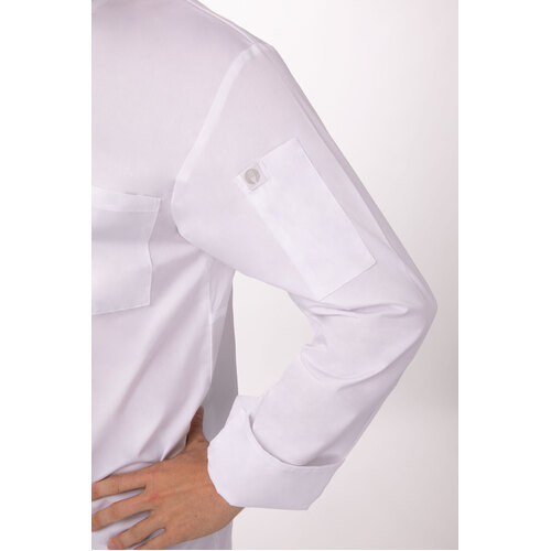 Chef Works Calgary Cool Vent Chef Jacket - JLLS-WHT-S - JLLS-WHT-S