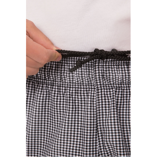 Essential Baggy Chef Pants - Check - NBCP-XXS - NBCP-XXS