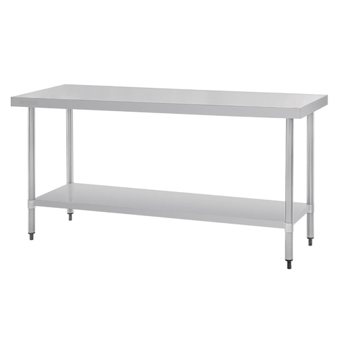 Vogue Stainless Steel Prep Table - 1800 x 600 x 900mm - T378